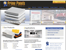 Tablet Screenshot of primepanels.com